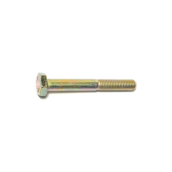 Midwest Fastener Grade 8, 1/4"-28 Hex Head Cap Screw, Zinc Yellow Steel, 2 in L, 50 PK 00831 - main
